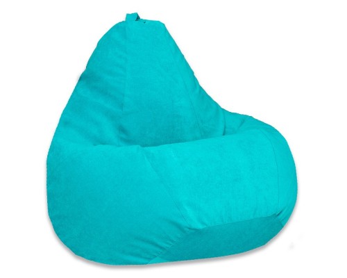 Кресло-мешок Бирюзовый Микровельвет L
