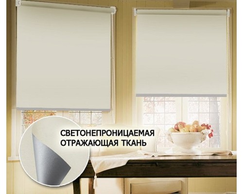 Штора рулонная (90х170 см) Blackout