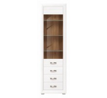 Шкаф-витрина Мальта B136-REG1W3S