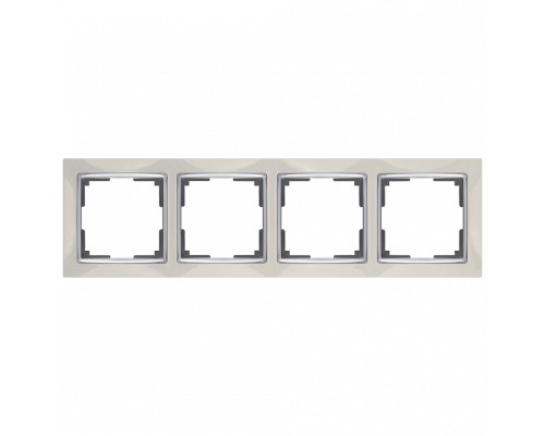 Рамка на 4 поста Werkel Snabb WL03-Frame-04-ivory