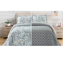 Покрывало с наволочками евростандарт Cler