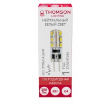 Лампа светодиодная Thomson G4 G4 3Вт 4000K TH-B4203