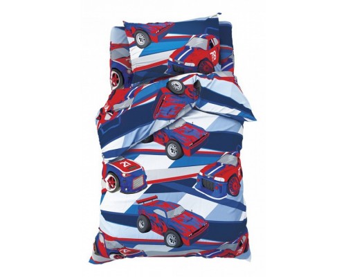 Постельное белье полутораспальное Супер гонки