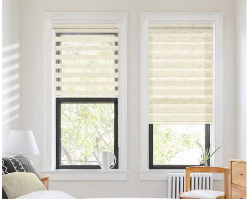 Штора рулонная (43х170 см) День-Ночь