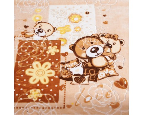 Плед детский (100x140 см) Тедди Лав