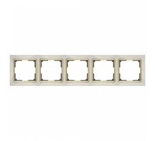 Рамка на 5 постов Werkel Snabb WL03-Frame-05-ivory-GD