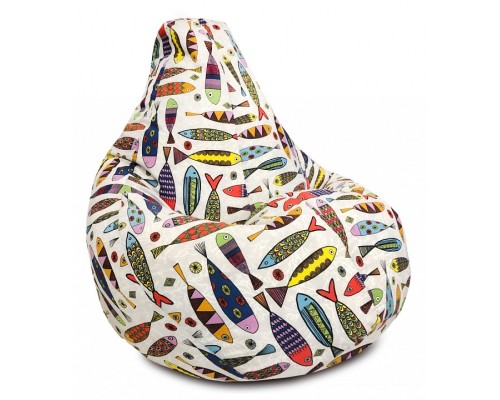 Кресло-мешок Рыбки Жаккард L
