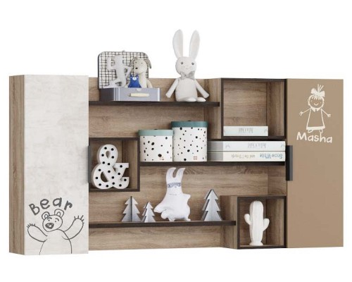 Полка комбинированная Маша и медведь Loft