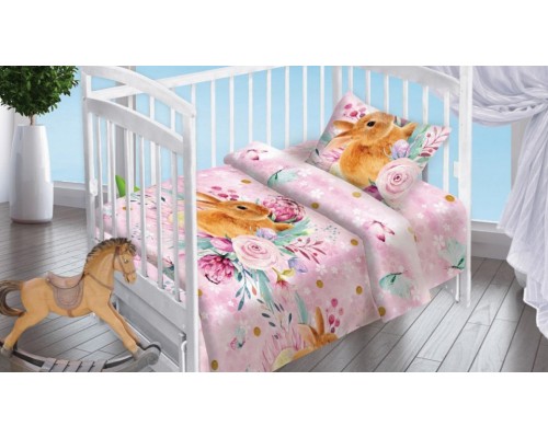 Постельное белье детское Весенний зайка