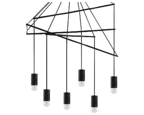 Подвесная люстра Ideal Lux Pop POP SP6 NERO