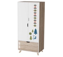 Шкаф платяной Маша и Медведь Folk