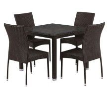 Набор уличный T257A/Y380A-W53 Brown 4Pcs