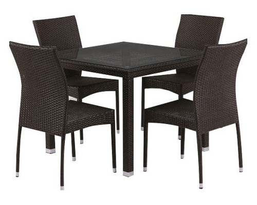 Набор уличный T257A/Y380A-W53 Brown 4Pcs