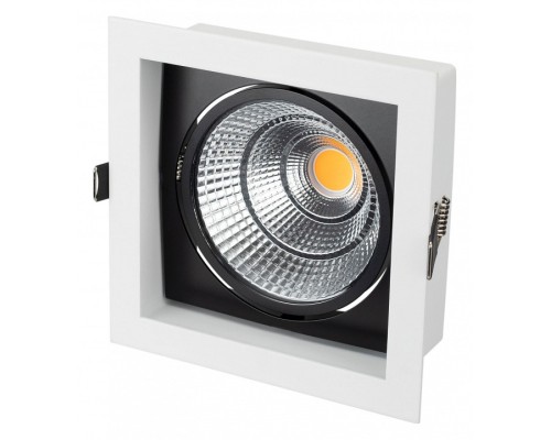 Встраиваемый светильник Arlight CL-KARDAN-S152x152-25W Warm3000 (WH-BK, 30 deg) 024984