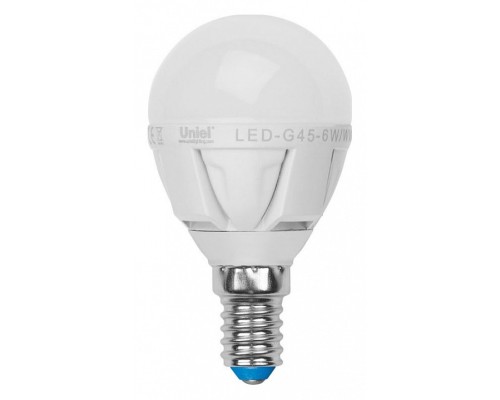 Лампа светодиодная Uniel DIM ALP01WH E14 6Вт 4500K 08694