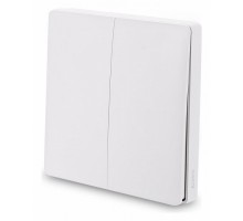Выключатель двухклавишный с функцией Wi-Fi Wireless Remote Switch WXKG02LM