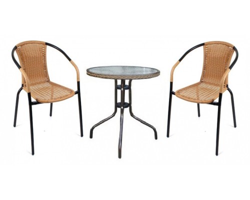 Набор уличный TLH-037С-TLH060RR-D60 Light Beige