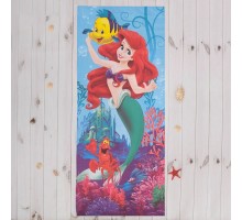 Полотенце деткое (60x140 см) Принцессы Ариель
