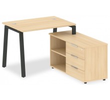 Стол письменный Metal System БА.РС-СТС-2.1 (R)