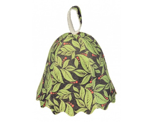 Шапка для бани универсальная Листья