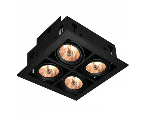 Встраиваемый светильник Arte Lamp Cardani A5930PL-4BK