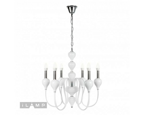 Подвесная люстра iLamp Lady 88003-6 WH