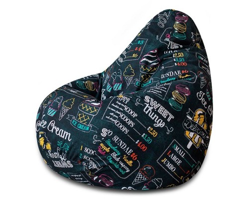 Кресло-мешок Ice Cream Жаккард L
