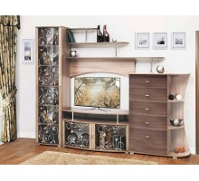 Стенка-горка Олимп-М15 ясень шимо темный/ясень шимо светлый