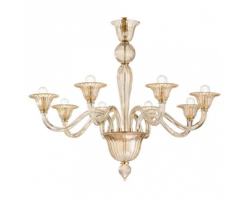 Подвесная люстра Ideal Lux Brigitta BRIGITTA SP8 AMBRA