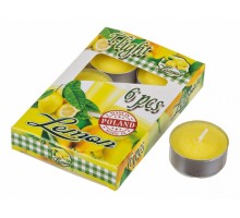 Набор из 6 свечей ароматических (4x2 см) Лимон 348-477