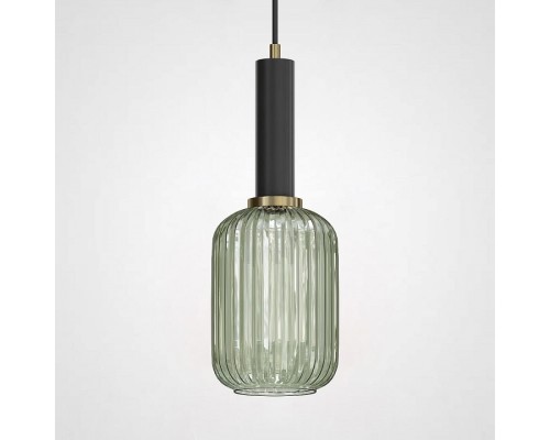 Подвесной светильник Imperiumloft Ferm Living Chinese Lantern A Brass / Green IRIS01