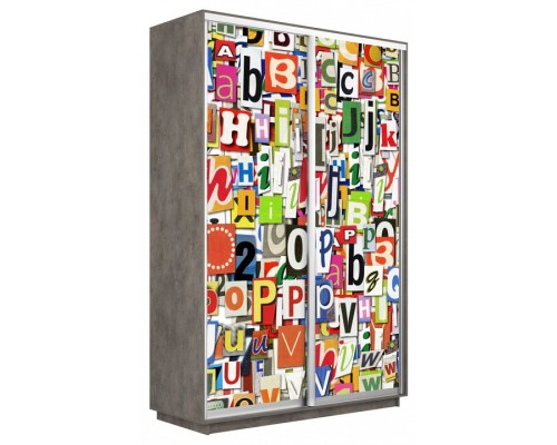 Шкаф-купе Экспресс Фото дуо 1017 1600x450x2200