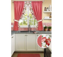 Комплект штор Red Kimberly - S