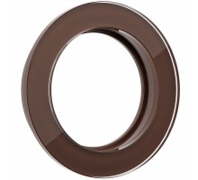 Рамка на 1 пост Werkel  WL21-frame-01 (коричневый)