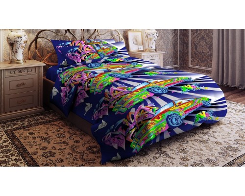 Постельное белье полутораспальное Тачки