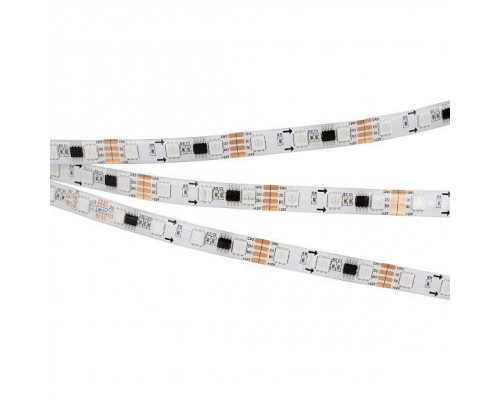 Лента светодиодная Arlight SPI-5000SE-RAM-5060-60 12V Cx3 RGB-Auto (10mm, 12W/m, IP65) 028872