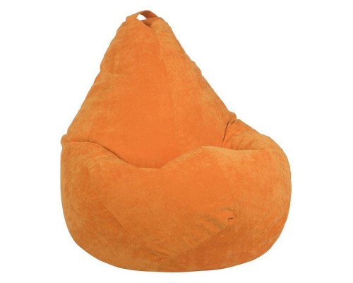 Кресло-мешок Оранжевый Микровельвет XL