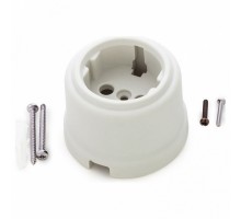 Корпус для розетки с заземлением Sun Lumen Керамика 059-077