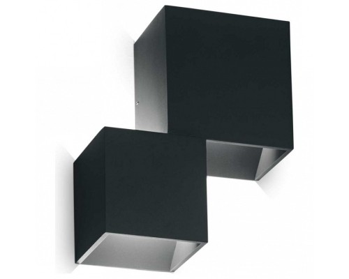 Накладной светильник Ideal Lux Rubik RUBIK AP2 NERO 4000K