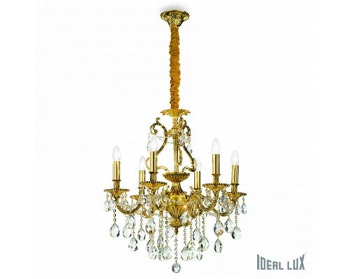 Подвесная люстра Ideal Lux Gioconda GIOCONDA SP6 ORO