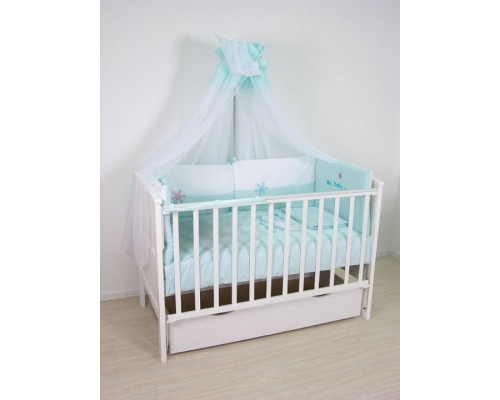 Комплект с одеялом детский Белые кудряшки