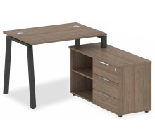 Стол письменный Metal System БА.РС-СТС-2.1 (R)