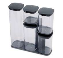Набор из 5 банок для пищевых продуктов (30x10.5x32.5 см) Podium 81071