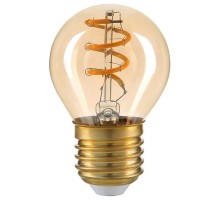 Лампа светодиодная Hiper Vintage Filament Flexible Globe E27 6Вт 2400K HL-2219