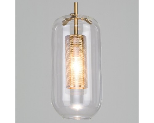 Подвесной светильник Eurosvet Hugo 50201/1 бронза