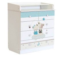 Комод пеленальный Polini kids Simple 1780 Лучшие друзья