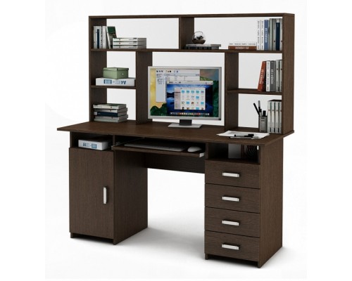 Стол компьютерный Лайт-7К СН