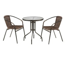 Набор уличный Асоль-1C TLH-037B-R3/TLH060-D60 Brown 2Pcs