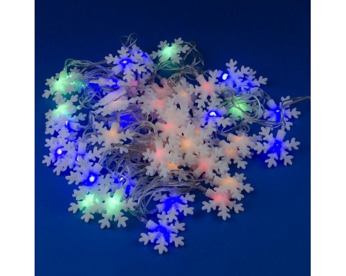Гирлянда с насадками Uniel Снежинки ULD-S0700-050/DTA MULTI IP20 SNOWFLAKES-3