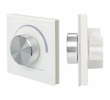 Панель-диммера роторная встраиваемая Arlight Rotary SR-2202-IN White (24V, 0-10V)